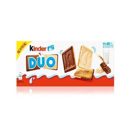 ორცხობილა/ Kinder/ დუო თეთრი და რძიანი შოკოლადით 150გრ