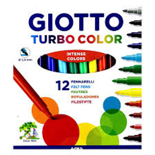 ფლომასტერი 12ფ. Turbo Color Giotto