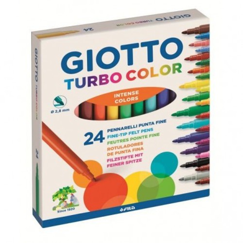 ფლომასტერი 24 ფ. Turbo Color Giotto