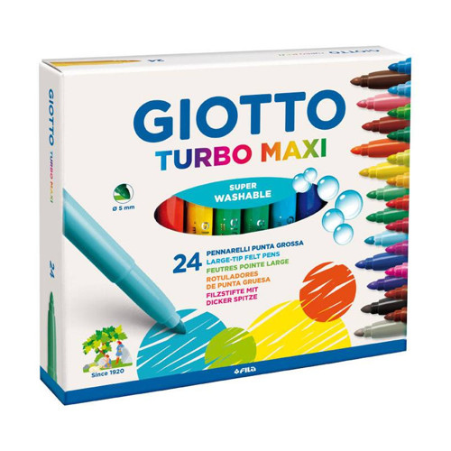 ფლომასტერი 24ფ. მსხვილი Turbo Color Giotto