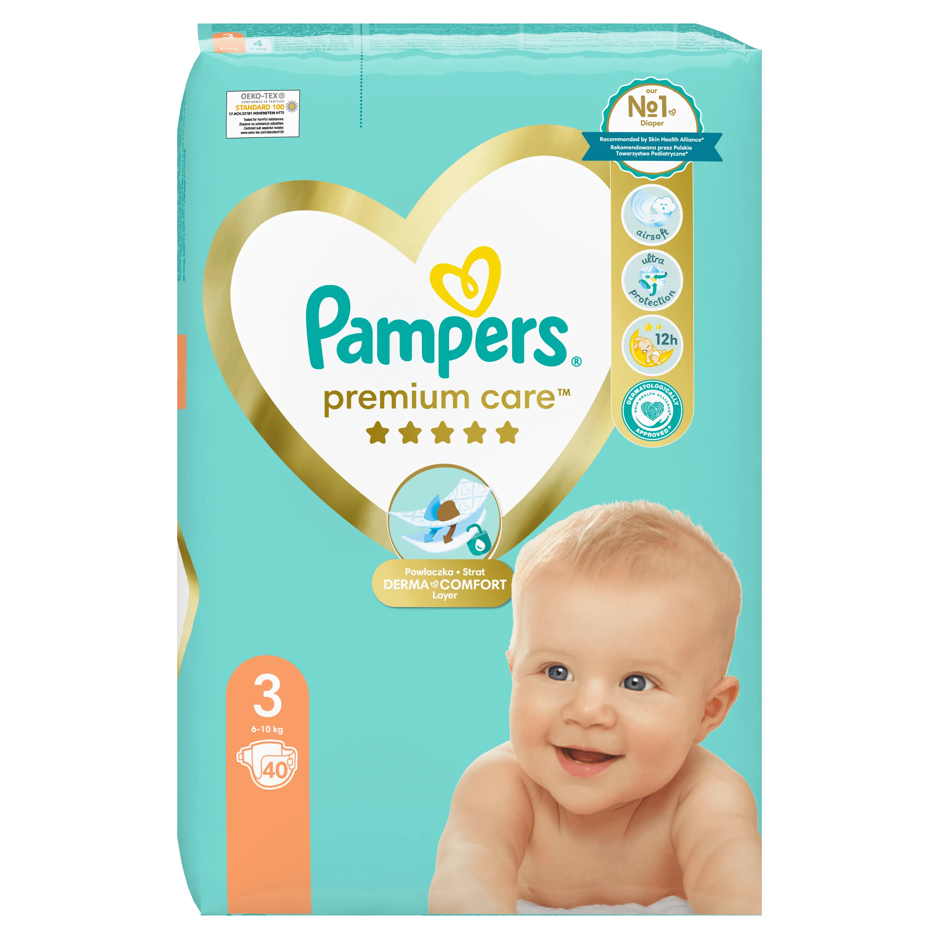 PAMPERS ბავშვის საფენი პრემიუმი S3-4 40 (პამპერსი)