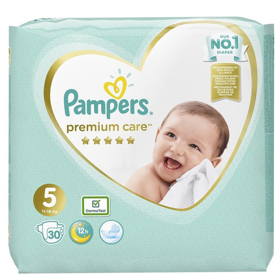 PAMPERS 5 ზომა ტრუსი 30 ცალი 11-16 კგ (პამპერსი)