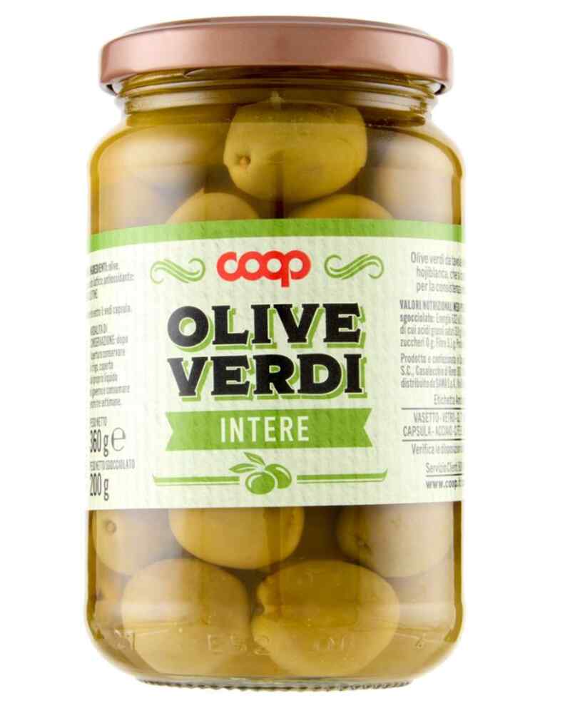 COOP მწვანე ზეთისხილი 360 გრ