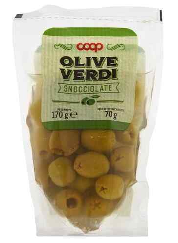 COOP- მწვანე ზეთისხილი, უკურკო 170 g