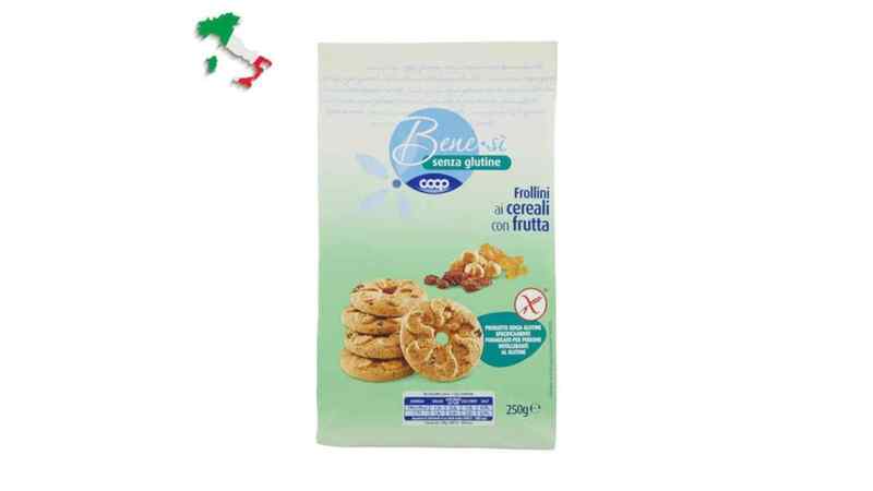 COOP- უგლუტენო ორცხობილა ჩირით 250 g