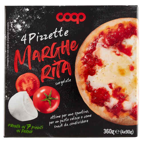 COOP პიცა მარგარიტა 4*90გრ