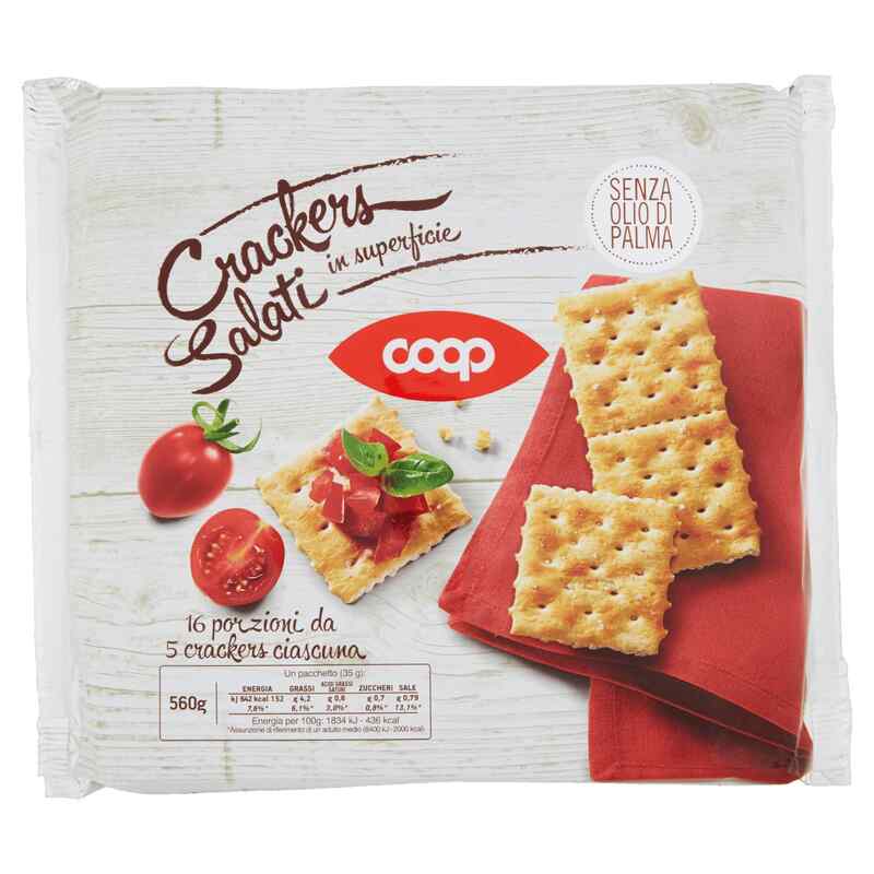 COOP- კრეკერი სანელებლებით 560 G
