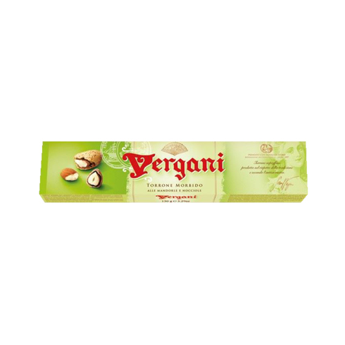 ნუგა / Vergani / Torrone რბილი , ნუშით 150 გრ