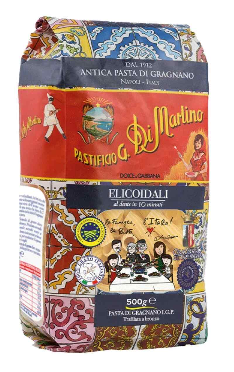 Di Martino - მაკარონი ელიკოიდალი 12x500 გრ. Dolce&Gabbana