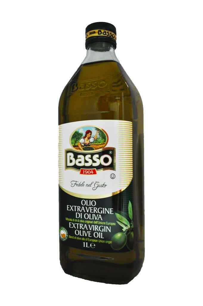 BASSO- ზეითუნის ზეთი პირველადი ცივი დაწურვის 1000 მლ