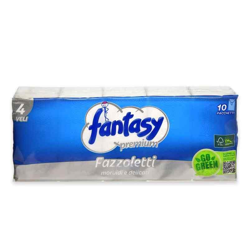 Fantasy ჯიბის ერთჯერადი ხელსახოცები 4 ფენიანი