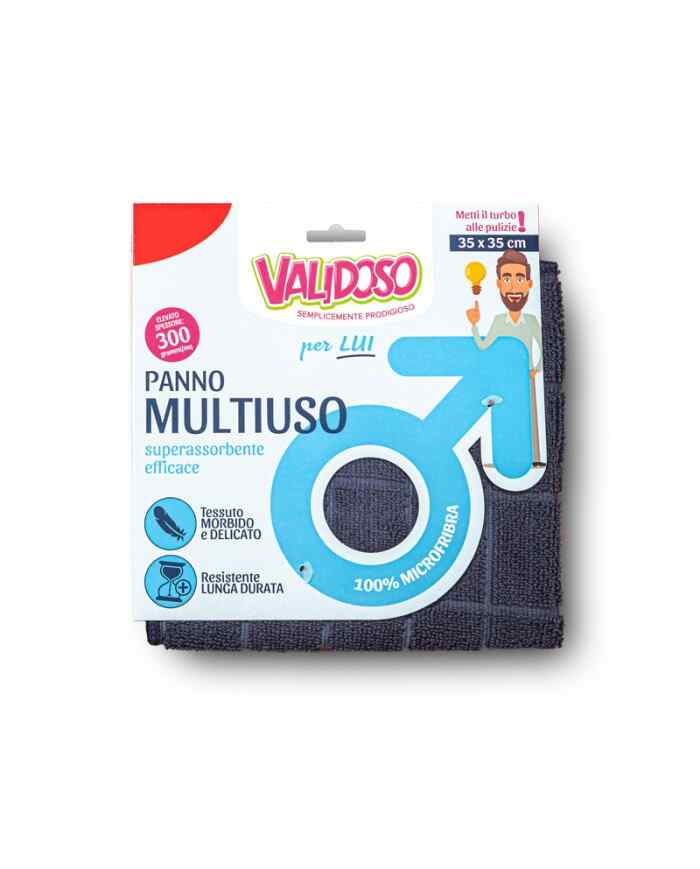 VALIDOSO სამზარეულოს ტილო -მიკროფიბრა ლურჯი35X35CM