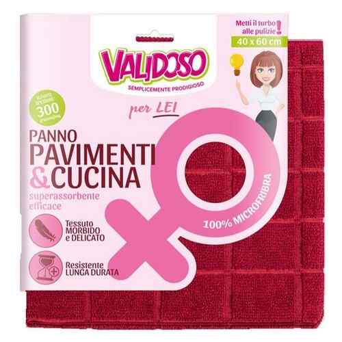 VALIDOSO სამზარეულოს ტილო -მიკროფიბრა წითელი 35X35CM