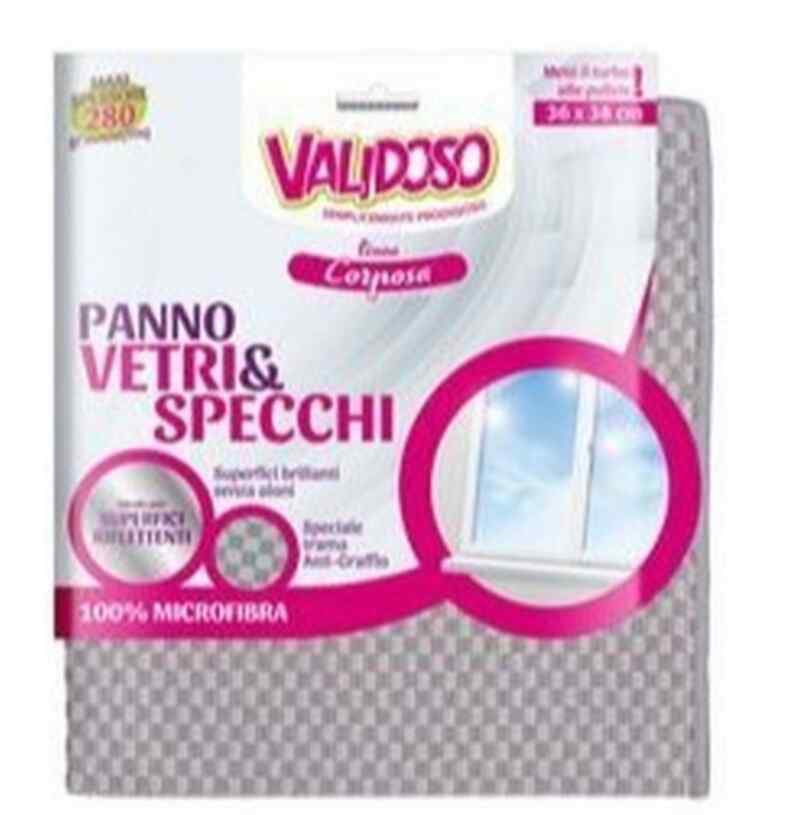 VALIDOSO ტილო მიკროფიბრა შუშის საწმენდი 36*38