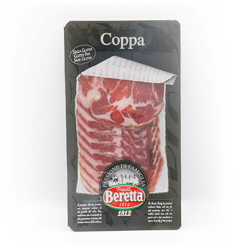 8007660734025 ძეხვი დაჭრილიკოპაუგლუტენო /Beretta/ 80გ