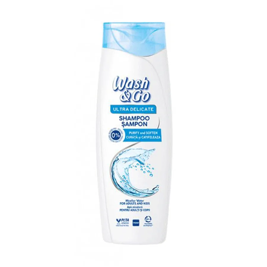 WASH & GO თმის შამპუნი მიცერალური 360 მლ (ვოშ & გოუ)