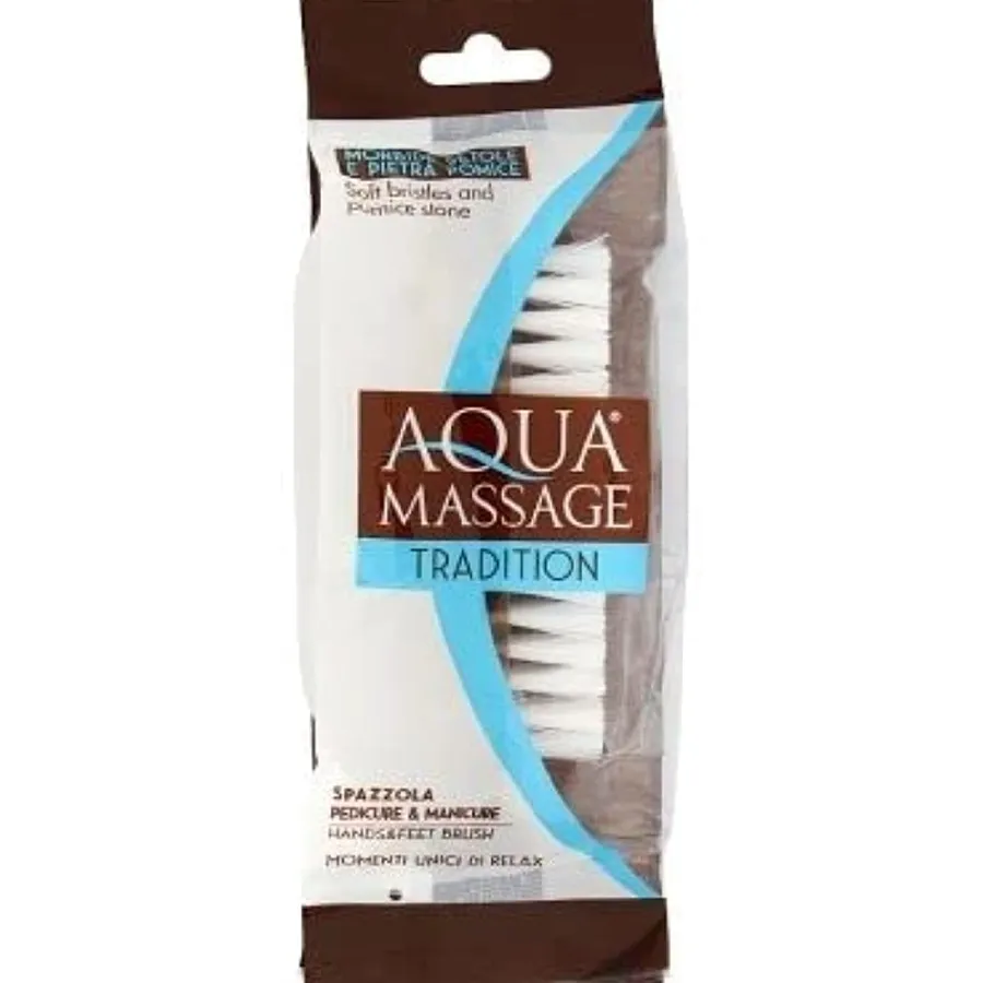 ARIX AQUA MASSAGE NAIL BRUSH ჯაგრისი და პემზის ქვა 2/1 (არიქსი)