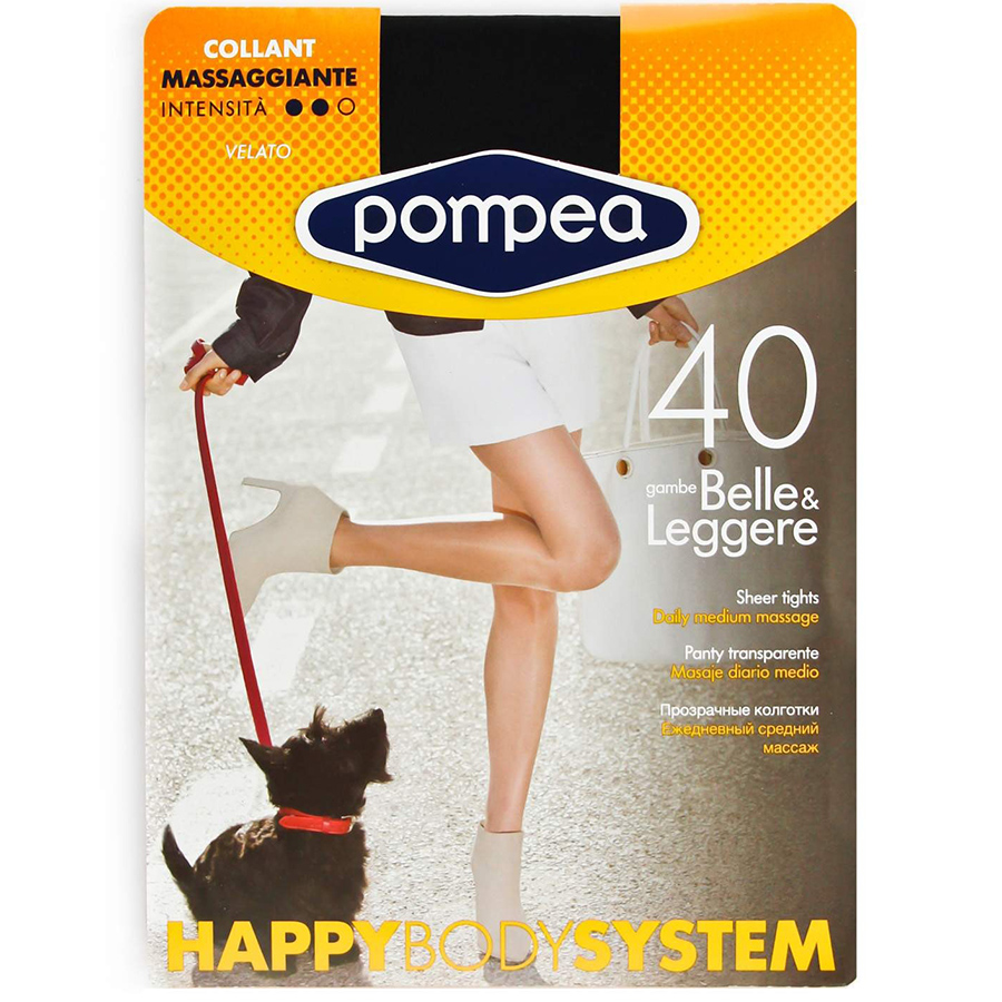 POMPEA კოლგოტი HBS 40 დენი / შავი / 2 ზომა (პომპეა)