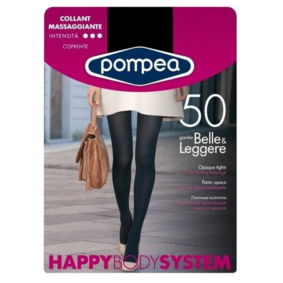 POMPEA კოლგოტი HBS / 50 დენი / შავი / 2 ზომა (პომპეა)