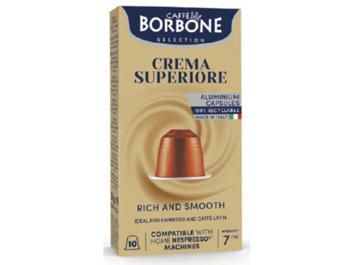 ყავის კაფსულა / Borbone / კრემა, სუპერიორი 10*50გ