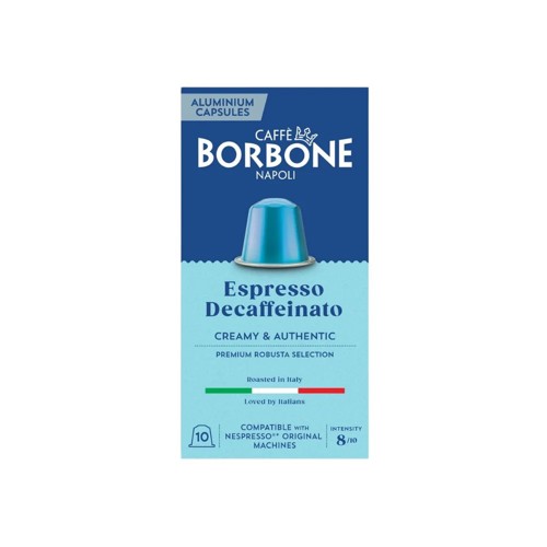 ყავის კაფსულა / Borbone / ესპრესო, უკოფეინო 10*50გ