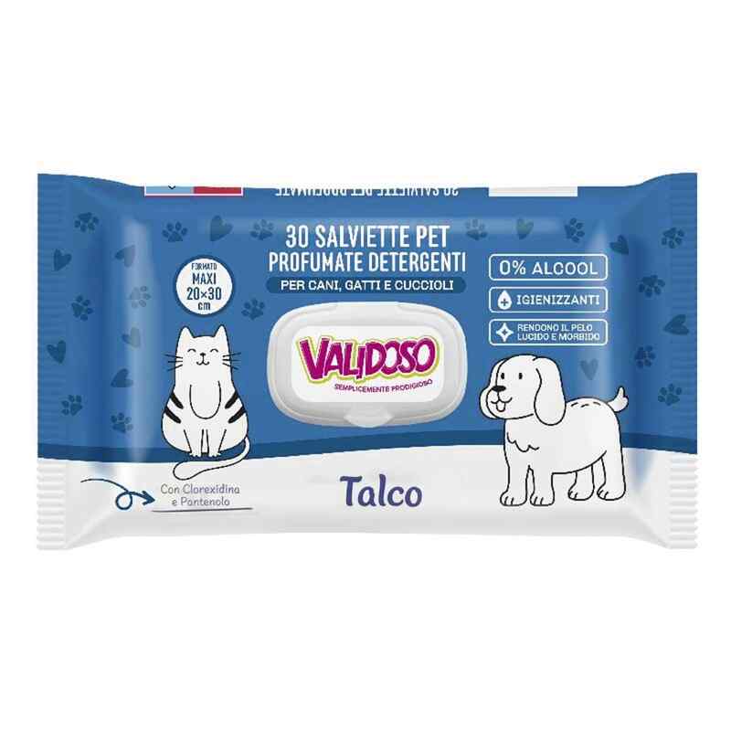 VALIDOSO ცხოვ.ბეწვის სველი ხელსახოცები 30ც
