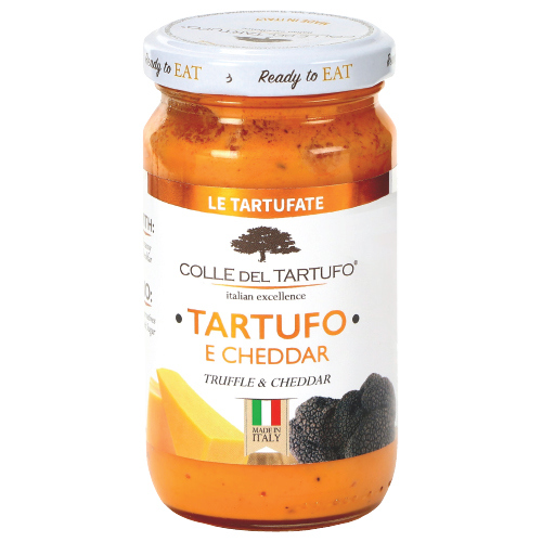 სოუსი /COLLE DEL TARTUFO/ ტრუფელით და ჩედარის ყველით წასასმელი 180გრ