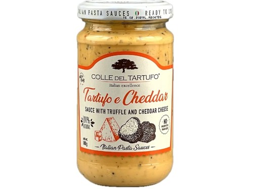 სოუსი /COLLE DEL TARTUFO/ ტრუფელითა და ჩედარის ყველით / 6*180 გ