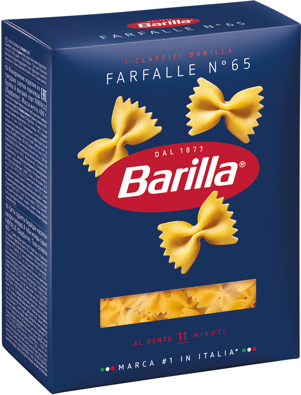 BARILLA- მაკარონი ფარფალე 400გრ.