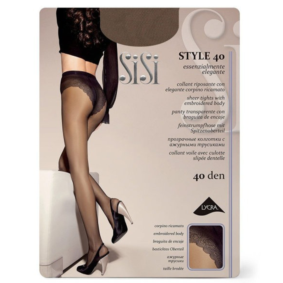 SISI STYLE კოლგოტი 40 დენი / კრემისფერი / 3 ზომა (სისი)