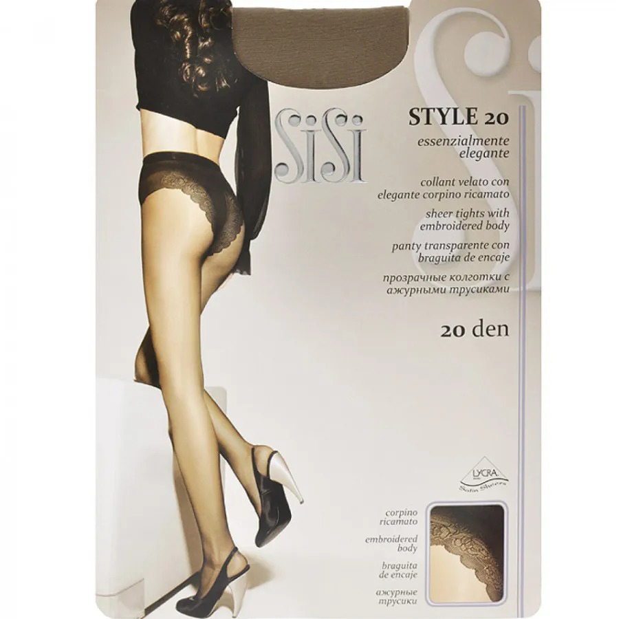 SISI კოლგოტი STYLE 20 დენი / Natural / 3 ზომა (სისი)