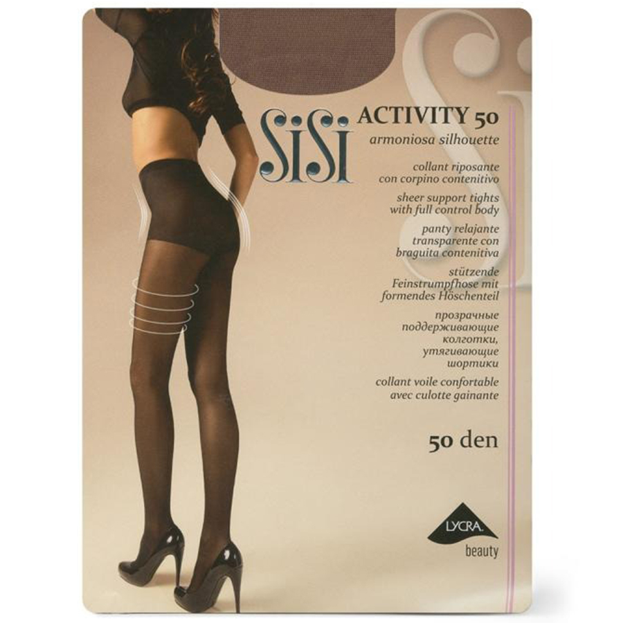 SISI ACTIVITY კოლგოტი 50 დენი / ყავისფერი / 5 ზომა (სისი)