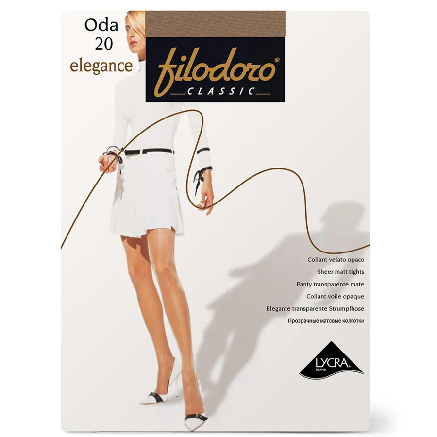 FILODORO კოლგოტი ELEGANCE 20 დენი / კრემისფერი / 2 ზომა (ფილოდორო)