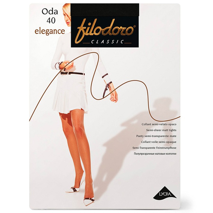 FILODORO კოლგოტი ELEGANCE 40 დენი / შავი / 4 ზომა (ფილოდორო)