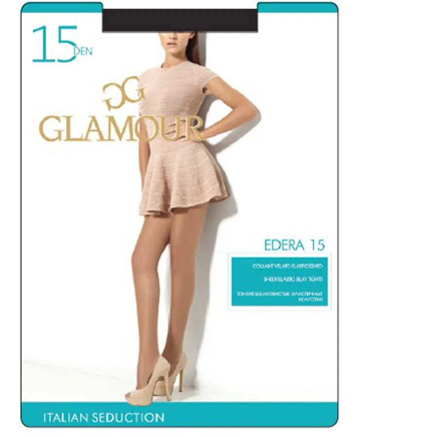 GLAMOUR კოლგოტი ედერა 15 დენიანი ნერო XL (გლამური)