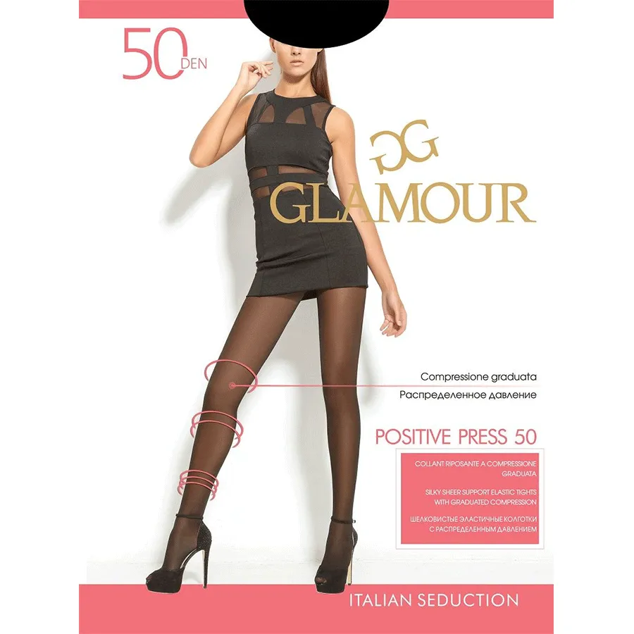 GLAMOUR კოლგოტი 50 დენი /კრემისფერი / 3 ზომა (გლამური)