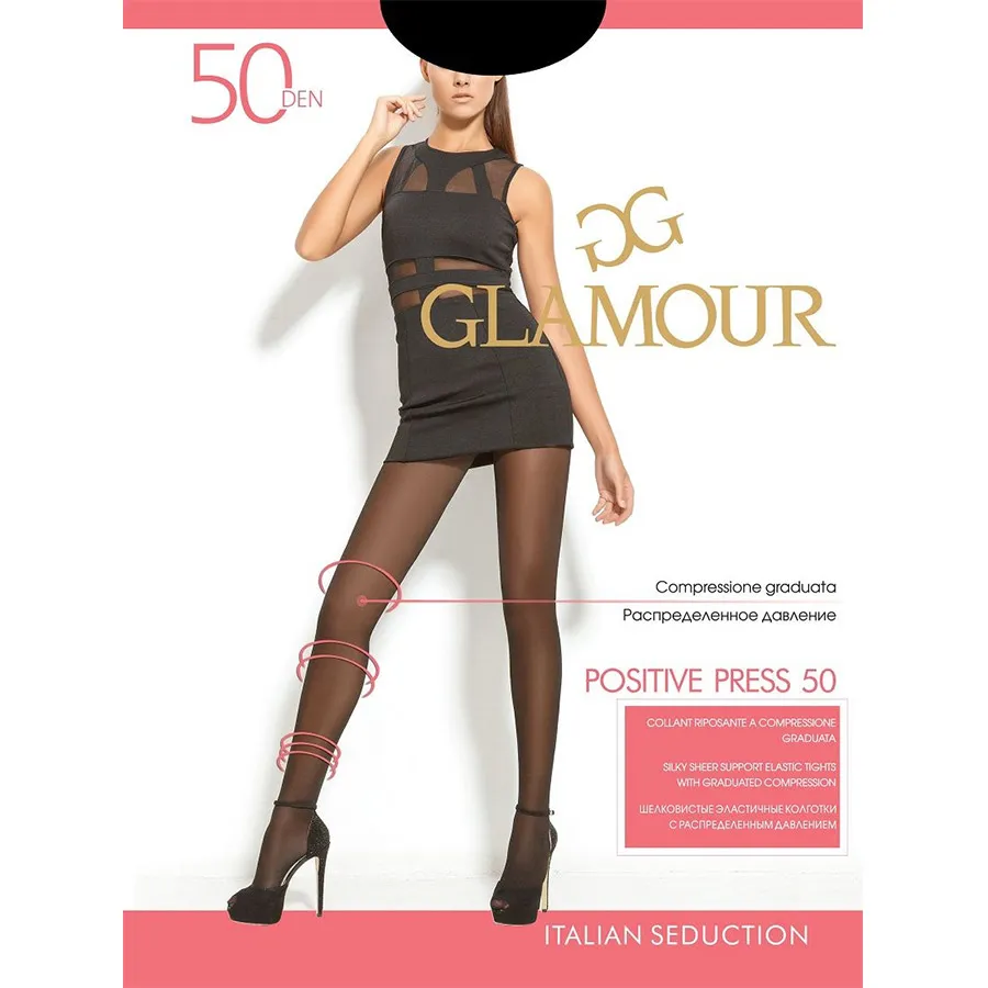 GLAMOUR კოლგოტი 50 დენი / კრემისფერი / 3 ზომა (გლამური)