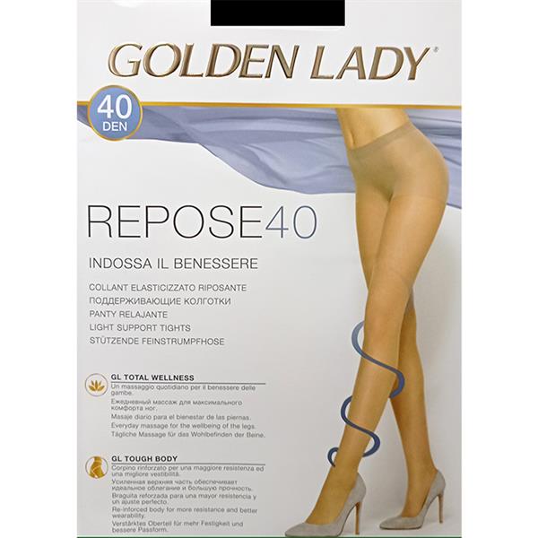 GOLDEN LADY კოლგოტი REPOSE 40 დენი/ შავი / 3 ზომა (გოლდენ ლეიდი)