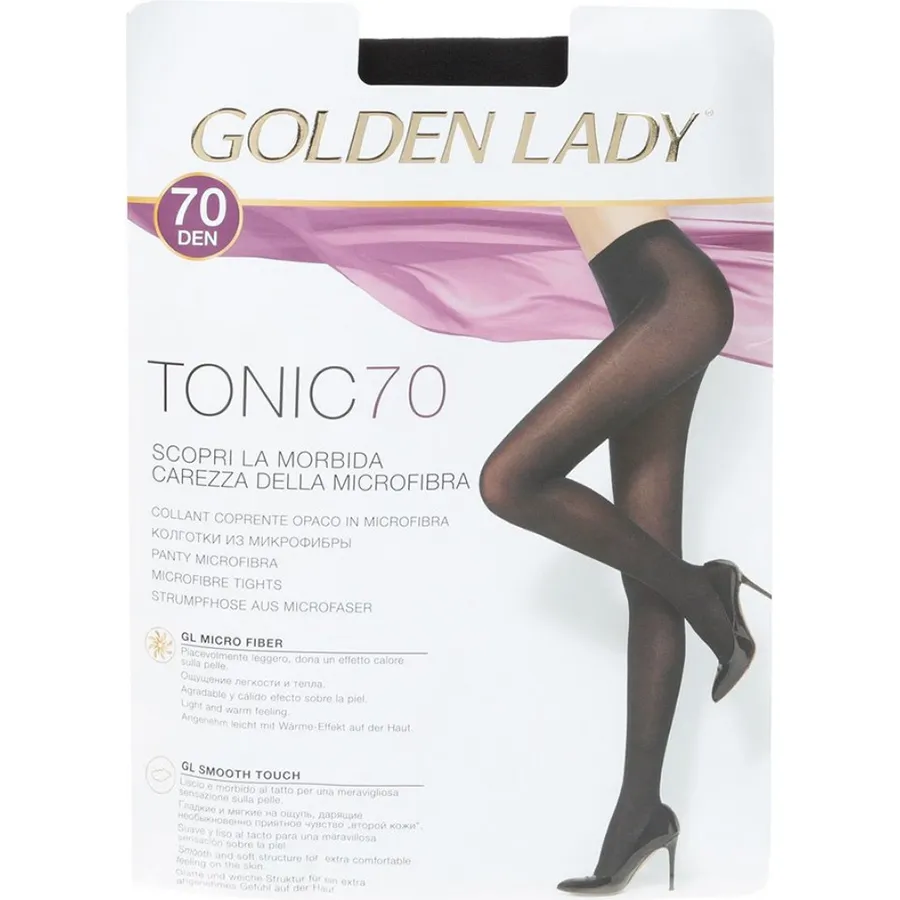 Golden Lady კოლგოტი 70 დენი/ შავი/ 3 ზომა (გოლდენ ლეიდი)