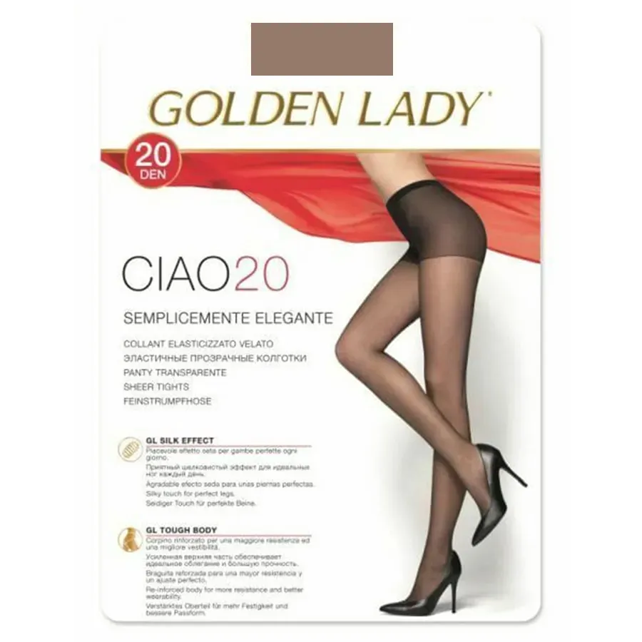 GOLDEN LADY კოლგოტი 20 დენი / კრემისფერი / 3 ზომა (გოლდენ ლეიდი)