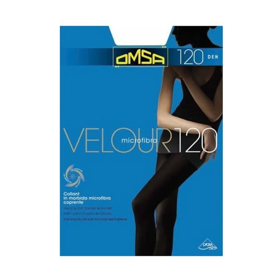 OMSA კოლგოტი VELOUR 120 დენი / ნერო / ზომა 3 (ომსა)