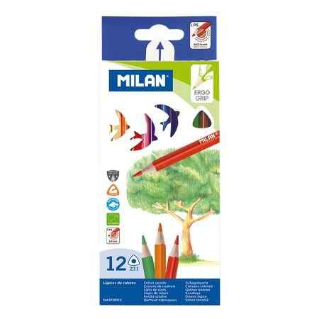 MILAN- ფერადი ფანქარი 12ფ.