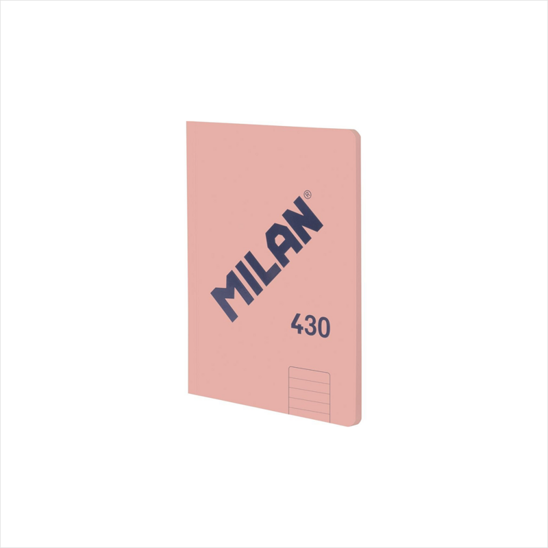 MILAN-ბლოკნოტი ა5 ხაზებიანი 48ფ. Sunset pink MILAN