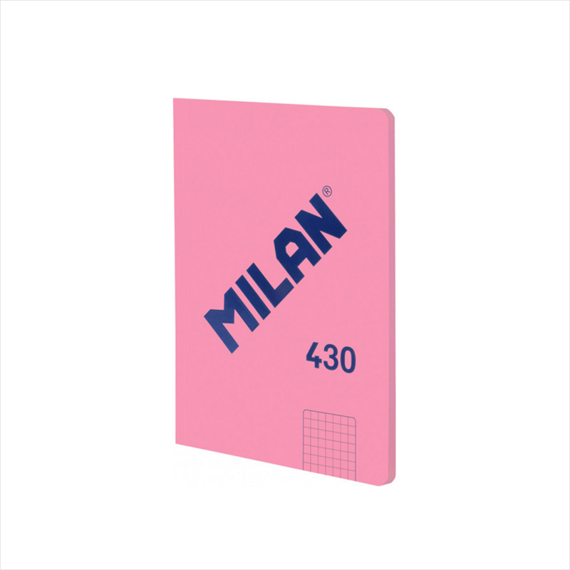 MILAN-ბლოკნოტი ა5 უჯრებიანი 48ფ. Sunset pink MILAN