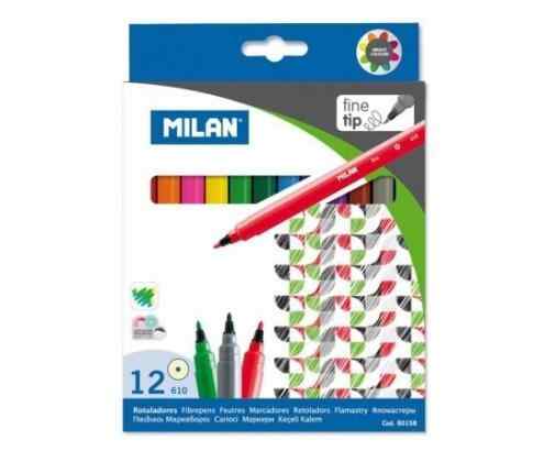 MILAN- ფლომასტერი 12ფ.