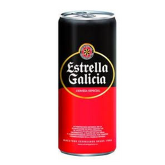 ლუდი - Estrella Galicia lager - ქილა - 0.33 L