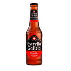 ლუდი - Estrella Galicia lager - ბოთლი - 0.33 L