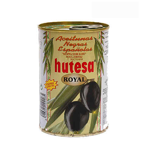 HUTESA- ზეთისხილი შავი კურკიანი სამეფო 180/220 225გრ