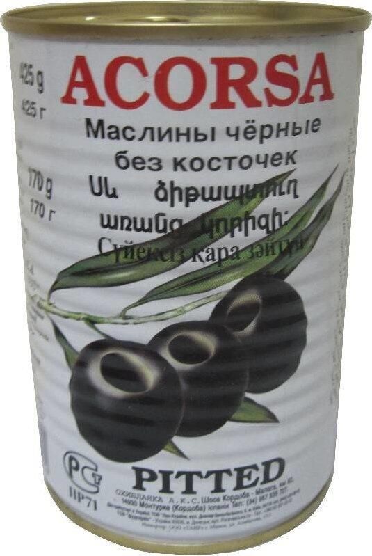8428916010104 ზეთის ხილი უკურკო აკორსა 425 გრ