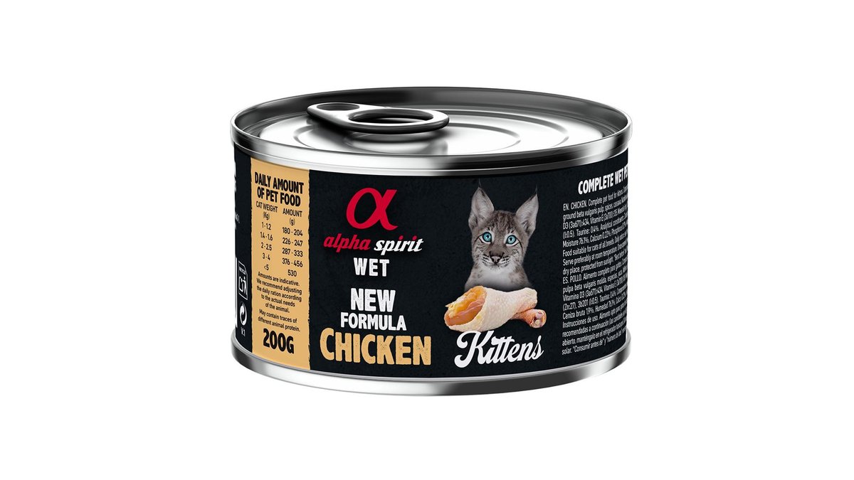 ალფა სპირიტი კონსერვი კატებისთვის Chicken 200 გრ